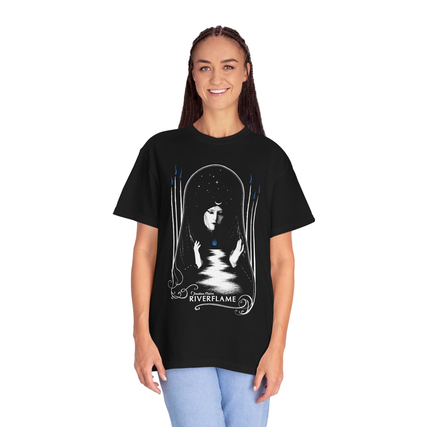 *SHIPPED FROM THE USA* Riverflame - Unisex Garment-Dyed T-shirt
