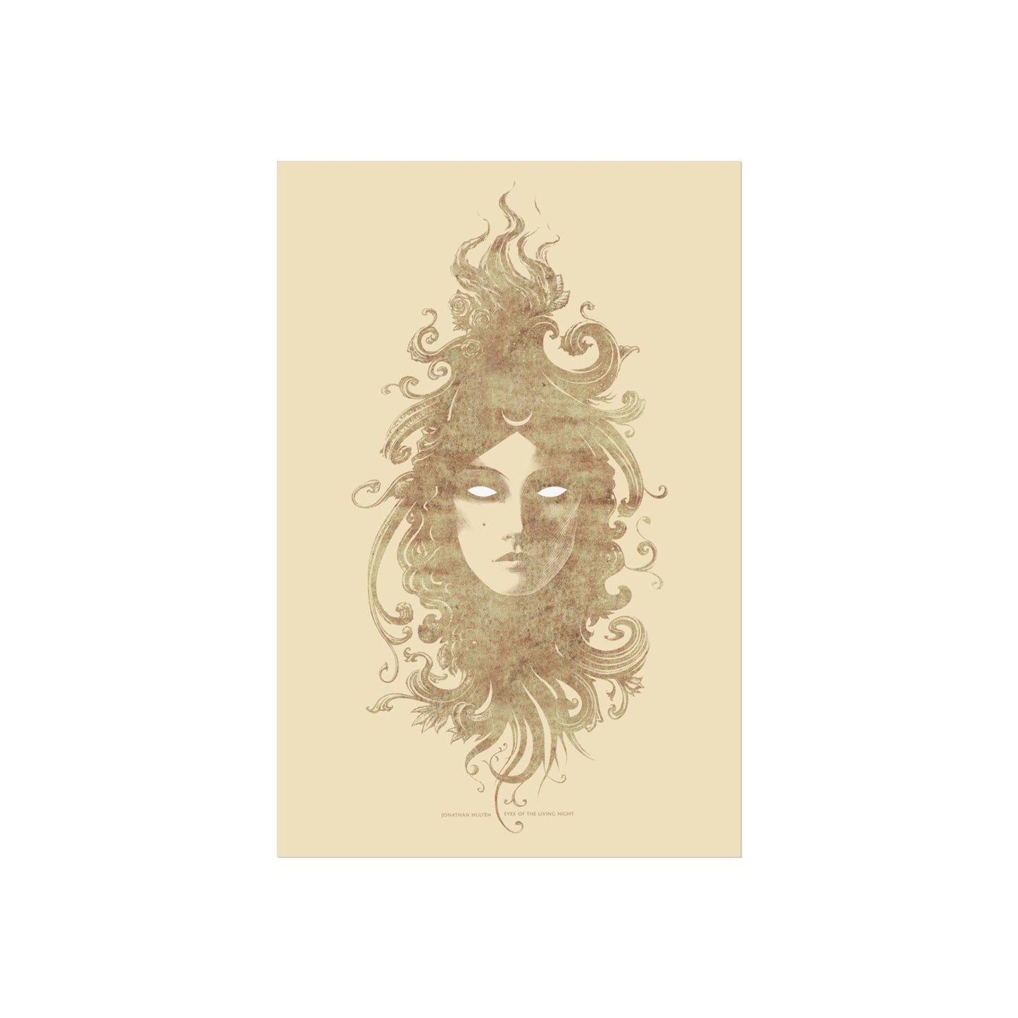 *SHIPPED FROM THE USA * Eyes Of The Living Night - Matte Vertical Poster