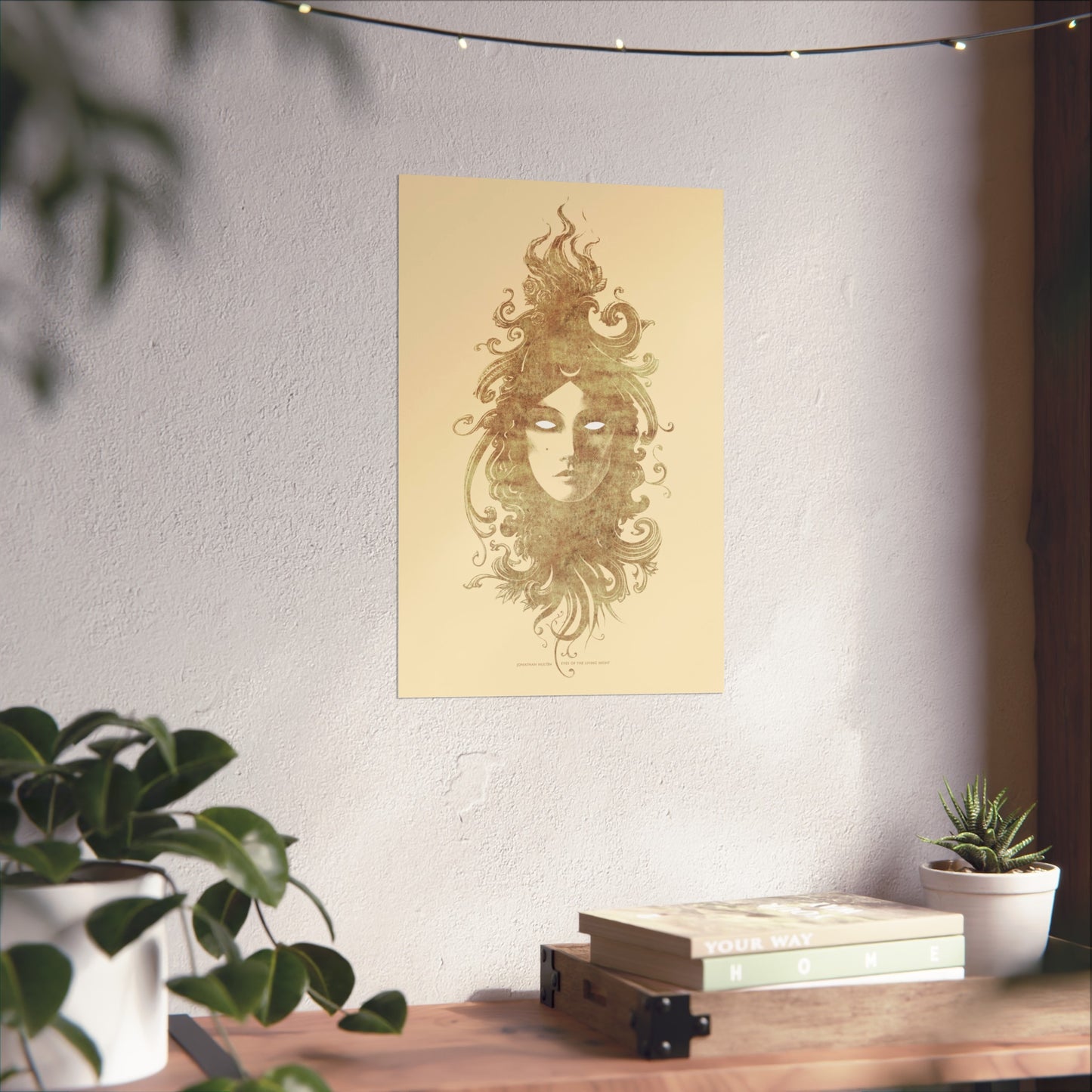 *SHIPPED FROM THE USA * Eyes Of The Living Night - Matte Vertical Poster