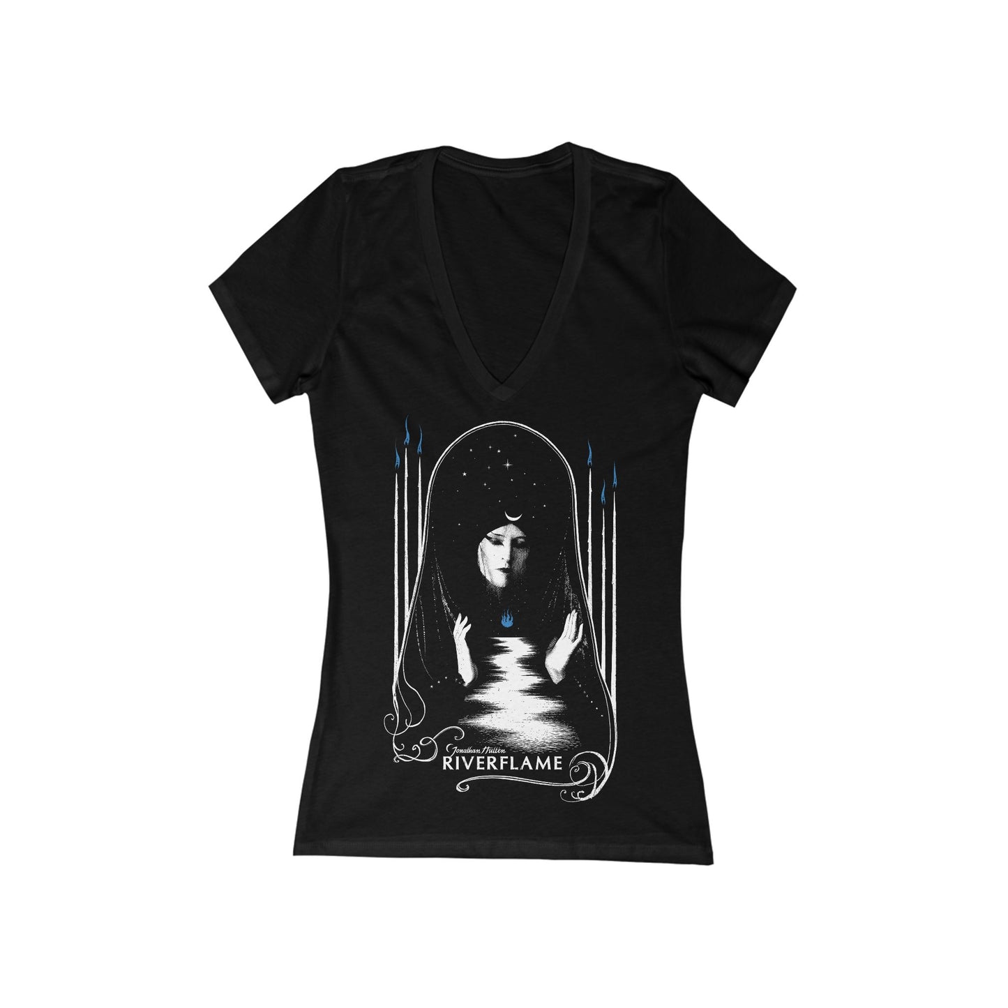 *SHIPPED FROM THE UK* Riverflame - Deep V-neck T-Shirt