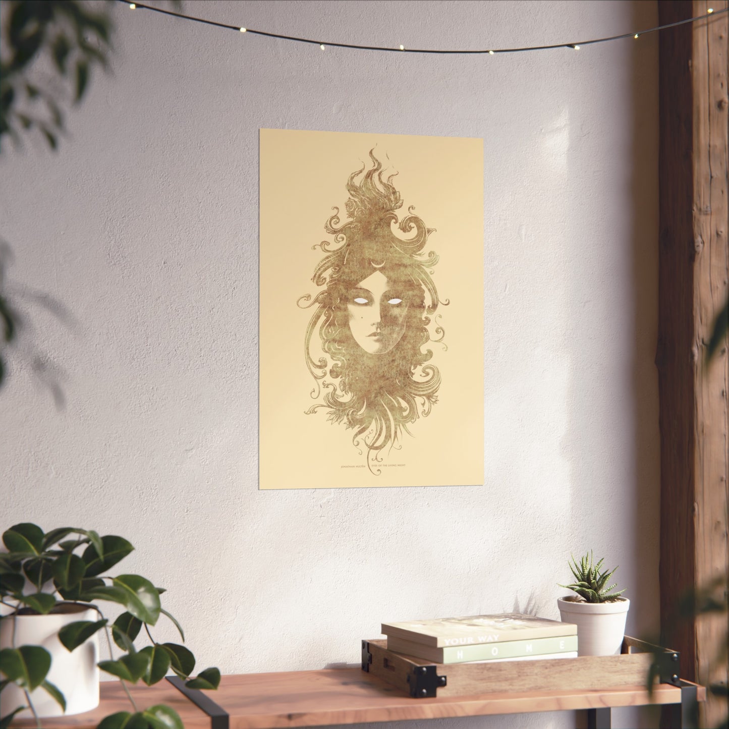 *SHIPPED FROM THE USA * Eyes Of The Living Night - Matte Vertical Poster
