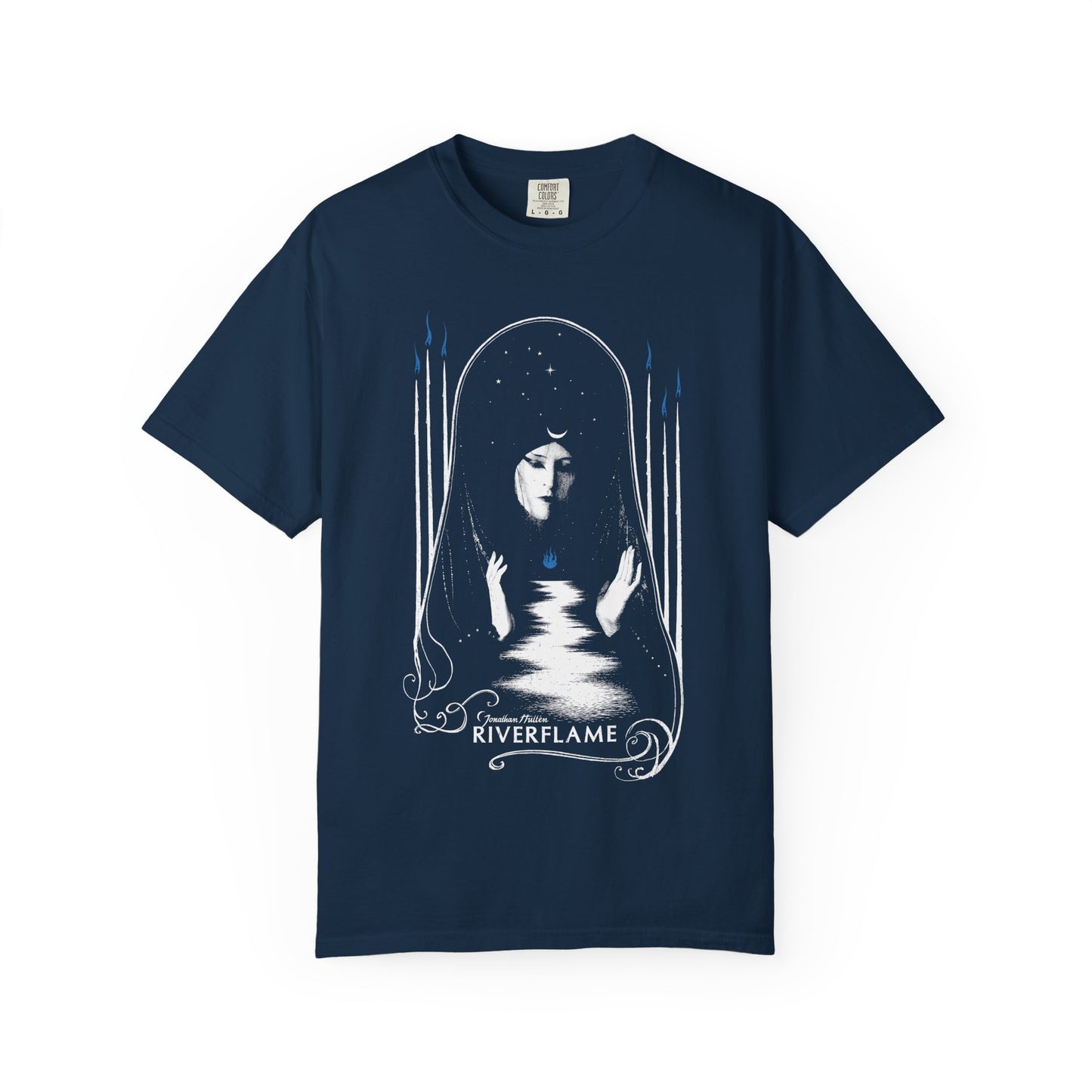 *SHIPPED FROM THE USA* Riverflame - Unisex Garment-Dyed T-shirt