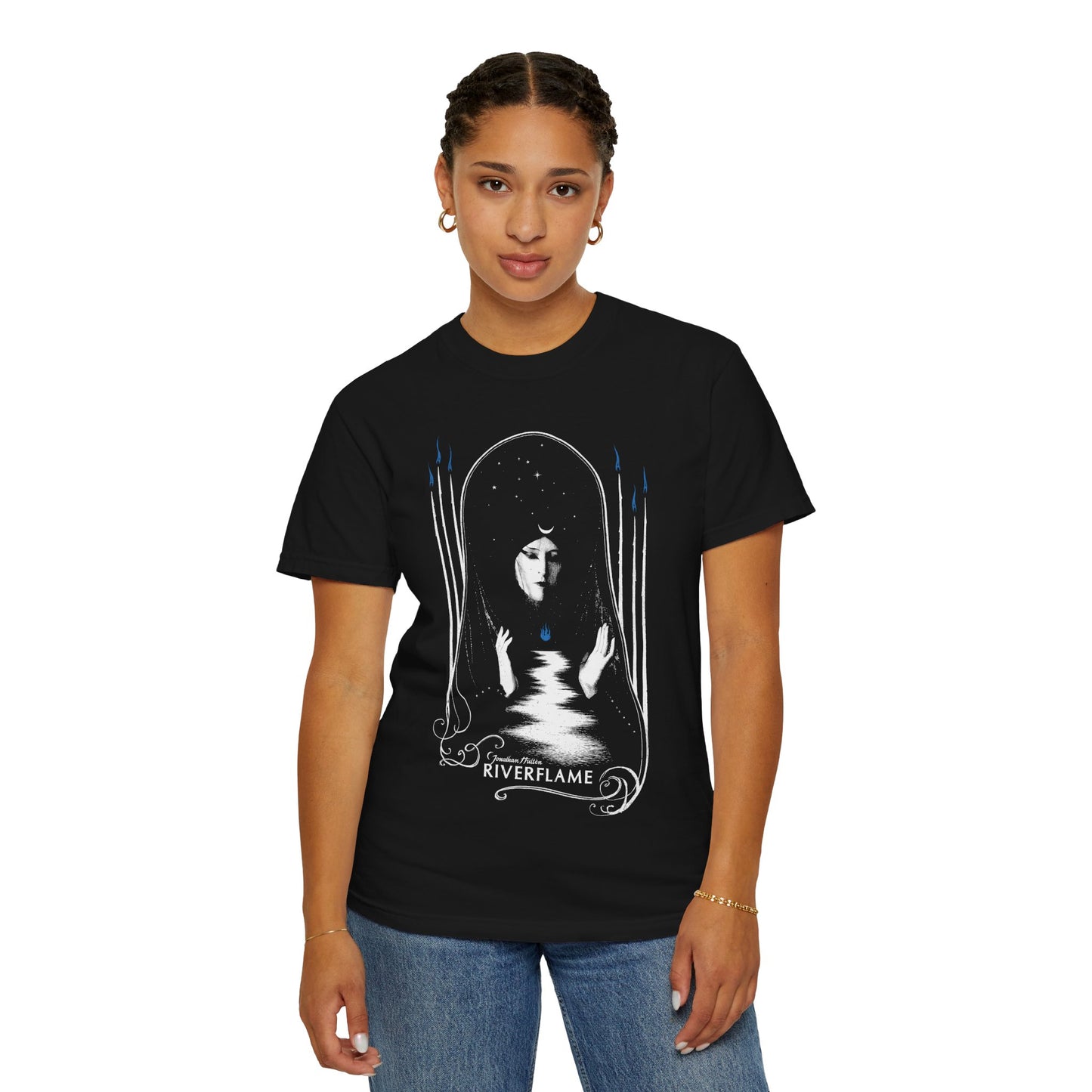 *SHIPPED FROM THE USA* Riverflame - Unisex Garment-Dyed T-shirt