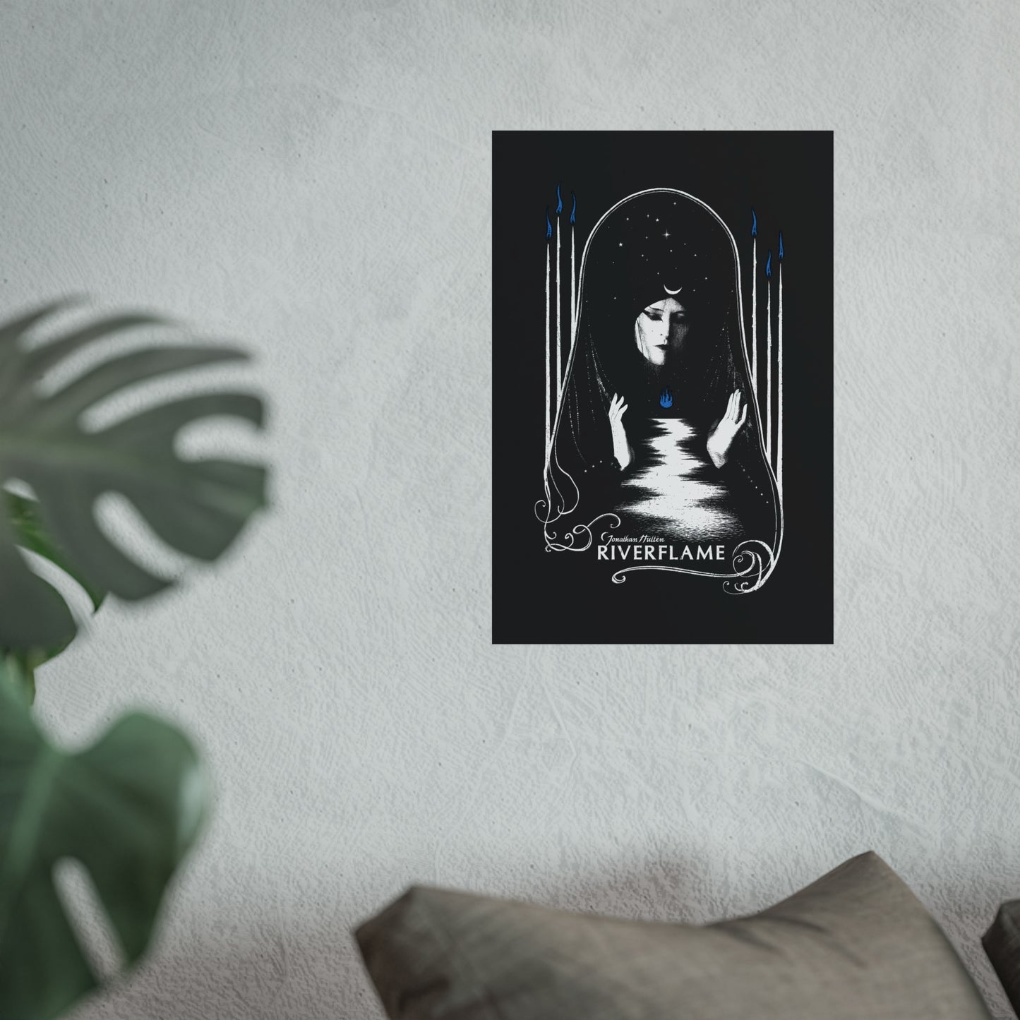 *SHIPPED FROM THE USA* Riverflame - Fine Art Poster