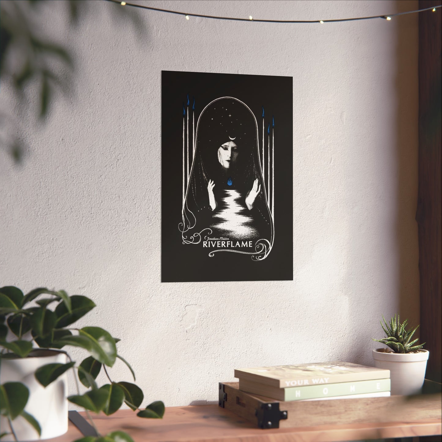*SHIPPED FROM THE USA* Riverflame - Fine Art Poster