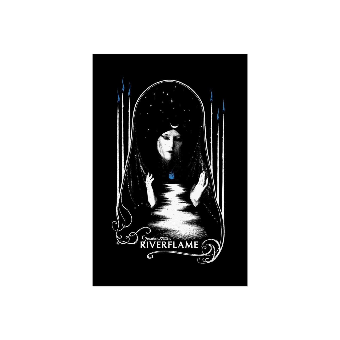 *SHIPPED FROM THE USA* Riverflame - Fine Art Poster