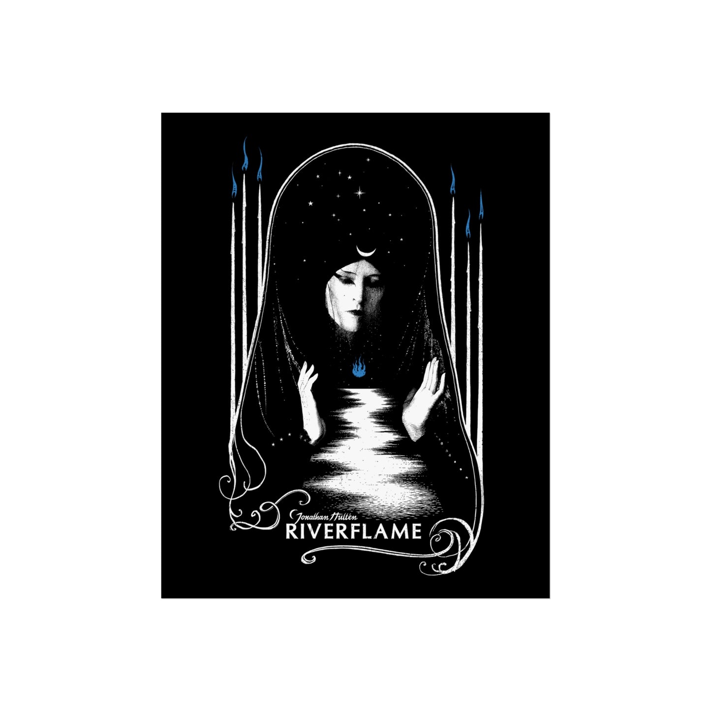 *SHIPPED FROM THE USA* Riverflame - Fine Art Poster