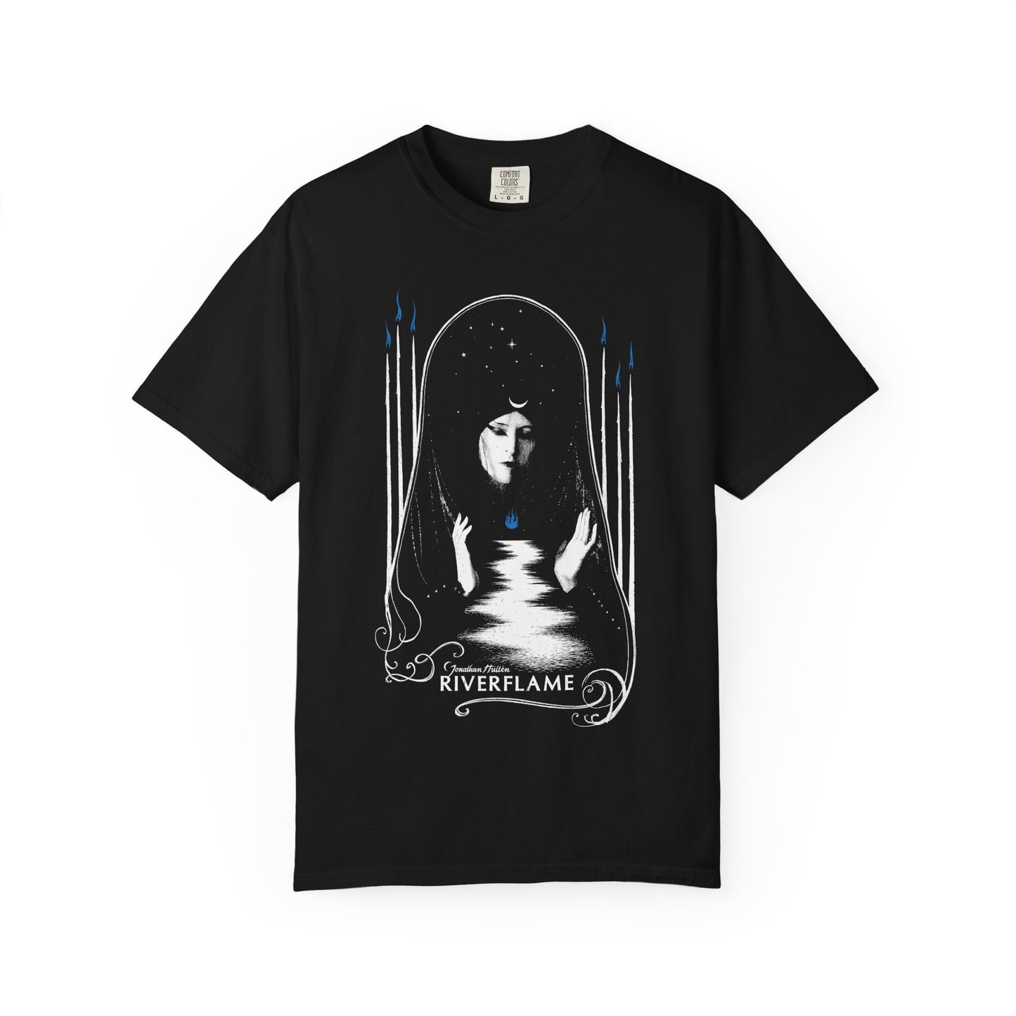 *SHIPPED FROM THE USA* Riverflame - Unisex Garment-Dyed T-shirt