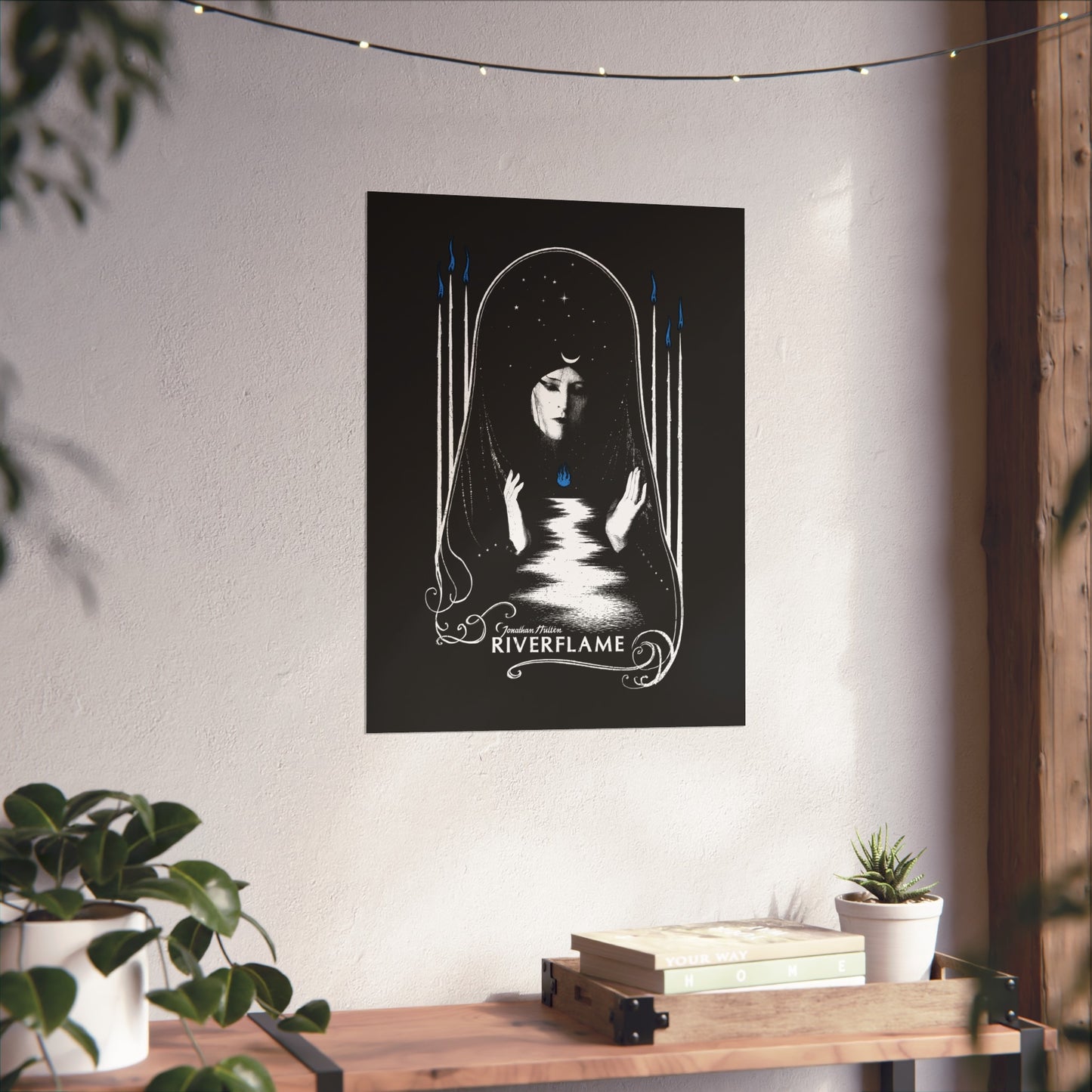 *SHIPPED FROM THE USA* Riverflame - Fine Art Poster