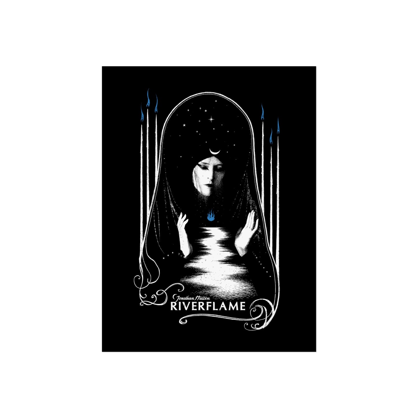 *SHIPPED FROM THE USA* Riverflame - Fine Art Poster