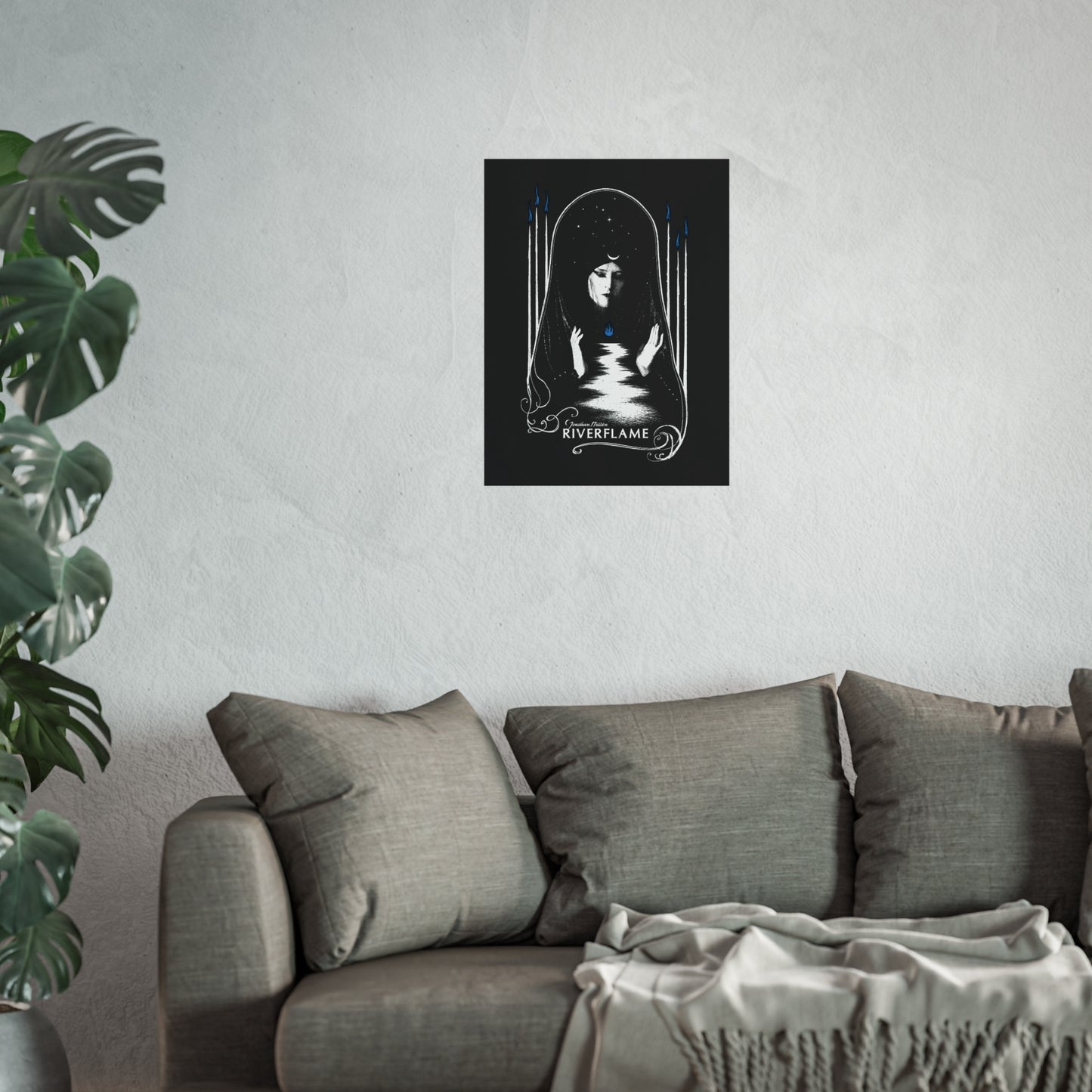 *SHIPPED FROM THE USA* Riverflame - Fine Art Poster